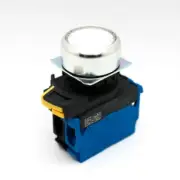 Omron 22mm 1N Momentary Illum Flat Pushbutton Switch White A22NL-RNM-TWA-G100-WC