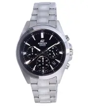 Casio EDIFICE Chronograph Analog Stainless Steel EFV-630D-1AV 100M Mens Watch