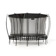VULY Thunder 2 Extra Large 15ft Springless Trampoline with Enclosure - Round Kids Trampolines Bundle With Shade Cover