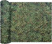 GRVCN Camo Netting Camouflage Net, Bulk Roll Sunshade Mesh Nets for Hunting Blind Shooting Military Theme Party Decorations