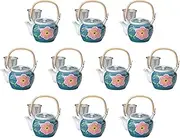 Set of 10, Arita Yaki Pot, No. 8 Earthenware with U (6.1 x 4.9 inches (15.5 x 12.5 cm), 1300cc | Setomonohonpo
