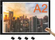 A2 Extra Large Tracing LED Light Pad Kits for Diamond Art, Sketching, black
