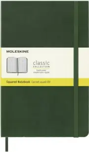 NEW SEALED: Moleskine Classic Squared Paper Notebook, Hard Cover Journal