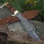 Kukri Knife With Sheath 17 Inch Damascus Steel Kukri Knife - Razor Sharp