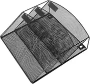 Tofficu Stylish Wall Magazine Holder Wire Mesh Space-Saving Filing System Wall Document Holder