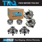 TRQ Wheel Hub Bearings Set For 2009-2014 Acura TSX 2008-2012 Honda Accord