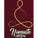 Namaste All Day: Yoga Lined Notebook Journal Daily Planner Diary 8.5