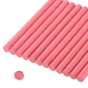 12 Pcs Watermelon Red Cylinder Sealing Wax Stick Glue Gun Wax Seal Rod