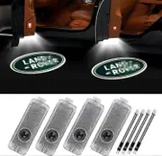 Bebetter 4pcs Car Door Led Logo Lights For Land Rover, 3d Wireless Welcome Courtesy Projector Ghost Shadow Light