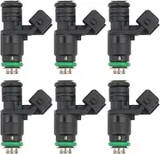 6Pcs Fuel Injector Compatible with Mercury Outboard 150HP 175HP 200HP 225HP Replace 840481