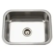 Houzer Elite Series Undermount Stainless Steel Single Bowl Kitchen Sink