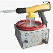 Experimental Testing Electrostatic Powder Coating System Machine Spraying Gun