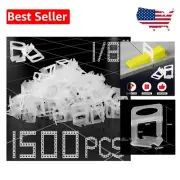 1500 PCS 1/8" Tile Leveling Spacers - Perfect for Lippage-Free Installations