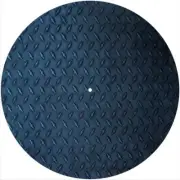 Slipmat Slip Mat 12" Turntable LP DJ Record Player DIAMOND Checker PLATE DARK