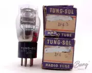 2 Vintage Tung-Sol 1F4 Power Amplifier Pentode Radio Audio Vacuum Tube Valve- B