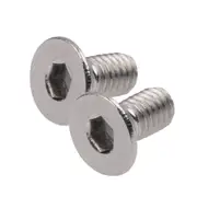 M6X12mm Hex Countersunk Screws Bolts Machine Socket Flat Head Cap 304 Stainless Steel Fully Threaded Metric Assortment Industry Furniture SUS