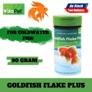 Coldwater 90grams Fish Goldfish KOI Aquarium & Pond Flakes Fish Food Flake Feed