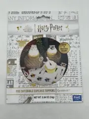 Harry Potter PME Pre Cut Sugar Sheet Edible Cupcake Toppers, Quidditch Style
