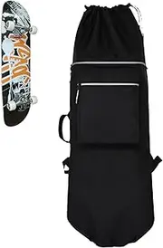 Skateboard Backpack - Portable Carry Backpack for Skateboards,Drawstring Design Shoulder Bag for Outdoor Activities, School, Picnic, Travel