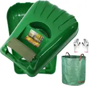 Large Leaf Scoop Hand Rakes, Debris and Yard Waste Removal, Comes with 72 Gallon