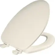 Church 585EC 346 Easy Clean Toilet seat, Elongated, Linen Biscuit