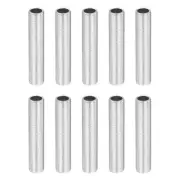 10Pc Lamp Pipe Nipple,5cmL M10 Thread 1mm Pitch Zinc Alloy Pipe Lamp Repair Part