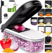 10n1 Vegetable Chopper, Cheese Slicer,Food Chopper w/ Container,Mandoline Slicer
