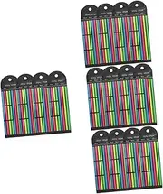 GETAJGHSD 4sets Practical Notebook Tabs Highlighter Strips Fluorescent Page Markers for Easy Reading Noting 4pcs*4