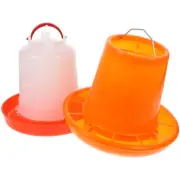 1 Set Of Chicken Feeders Chicken Water Feeder Chicken Feeder Chick Feeder