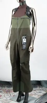 Womens The North Face A-CAD FUTURELIGHT 3L Waterproof Shell Ski Bibs Pant GREEN