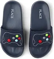 [The Children's Place] Boy's Everyday Slip on Slide Sandals