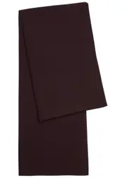 Eileen Fisher Ombré Silk Crepe de Chine Scarf - Dark Purple ONE SIZE