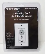 Craftmade WIDC-Wall Control WIFI Ceiling Fan And Light Remote Control New