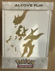 1 X ARCEUS WHITE ALCOVE FLIP Deck Box ULTRA PRO NEW UNOPENED