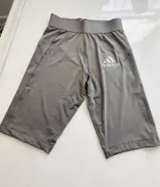 Adidas Men’s Techfit Aeroready Training Tights Compression Shorts-Grey Small