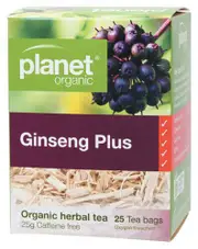 Planet Organics Ginseng Plus Teabags | 25 tea bags
