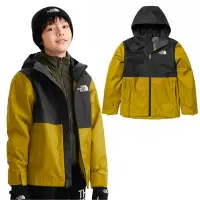 在飛比找Yahoo奇摩購物中心優惠-TNF 兒童 3效能 防水透氣防風耐磨連帽外套/夾克.風雨衣