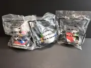 Lot Of 3 2005 Carls Jr. Peanuts, Linus, Snoopy Meal Toys