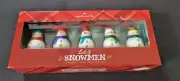 Hallmark Let it Snowmen Christmas Tree Ornament Set Hallmark Holiday so cute