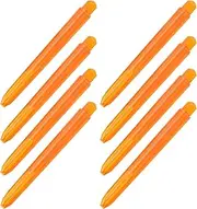 SING F LTD 50Pcs 48mm Orange Dart Stems Shafts 2BA Thread Dart Plastic Rod Shaft Dart Accessories Medium Suitable for Most Steel and Soft Tip Darts