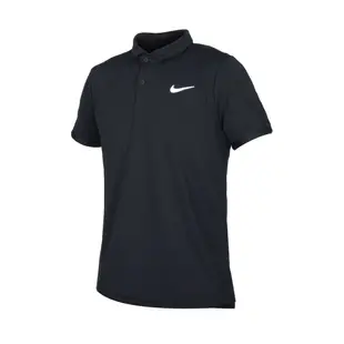 NIKE 男短袖POLO衫(運動 休閒 上衣 高爾夫 網球 Dri-FIT「CW6851-010」 黑白