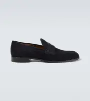 [Gianvito Rossi] Gianvito Rossi George suede penny loafers AU 7 blue
