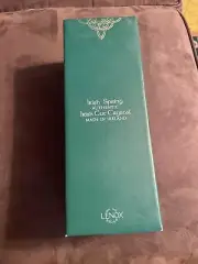 Irish Spring Crystal Decanter & Stopper Diamond Cut 24 oz MacKenna Ireland NEW