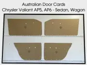 Door Cards Fits Chrysler Valiant AP5 AP6 Sedan Wagon Quality Masonite x4