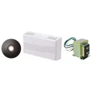 Hardwired Chime Kit 16-Volt/30VA Doorbell Transformer Recess-Mount Metal Button