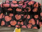 DVF Diane Von Furstenberg x Target Geranium Leaf Weekender Duffle Bag Tote