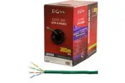 Doss 305M Cat5E Solid Cable Green