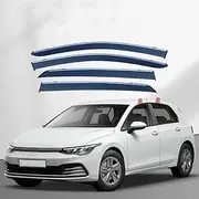4Pcs Car Window Wind Deflector for Volk-s&wagen G-*o&lf Mk8 2020+ Car Side Door Stick-On Deflector Rain Deflector Car Protection Accessories Automotive Accessories