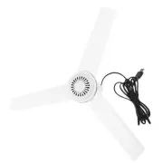 5V USB 19.7” Portable Ceiling Fan Mini USB Hanging Camping Tent Fans for Outd...