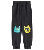 [Stella McCartney Kids] Stella McCartney Kids Printed cotton jersey sweatpants Y 3 black